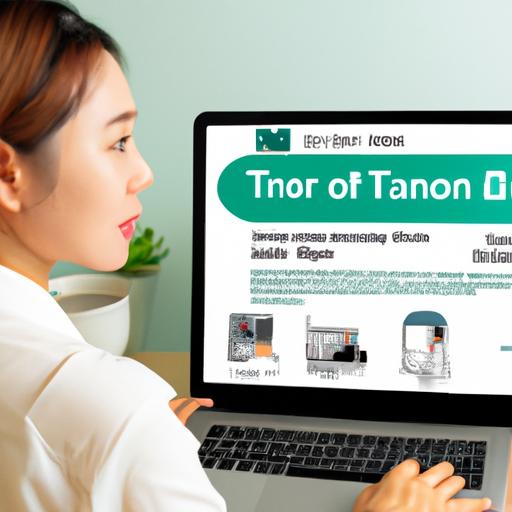 Một chủ doanh nghiệp trưng bày thiết kế website chuyên nghiệp và lợi ích của nó tại Trà Ôn.