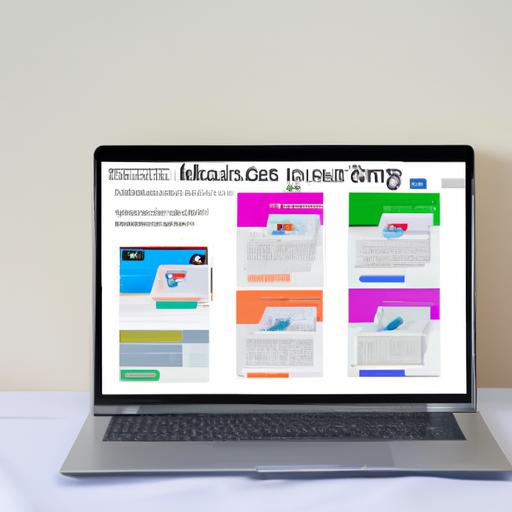 Một chiếc laptop hiển thị các loại trang web được thiết kế bởi Tmarketing tại Kiến An