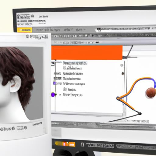 Một nghệ sĩ 3D đang sử dụng Blender 2.90 để tạo ra một mô hình 3D phức tạp.
